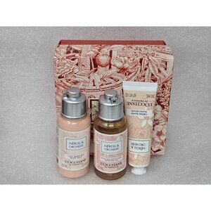 L'Occitane Le Grand Voyage Neroli & Orchidee Gift Set Shower Gel Body Milk Cream